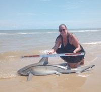 Just Bitten Shark Fishing Team - Lynsay Lewis
