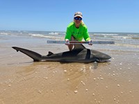 Just Bitten Shark Fishing Team - Katie  Dickey